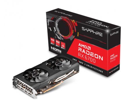 SAPPHIRE AMD Radeon RX 6700 OC 10GB 160bit RX 6700 GAMING OC 10GB (11321-03-20G)