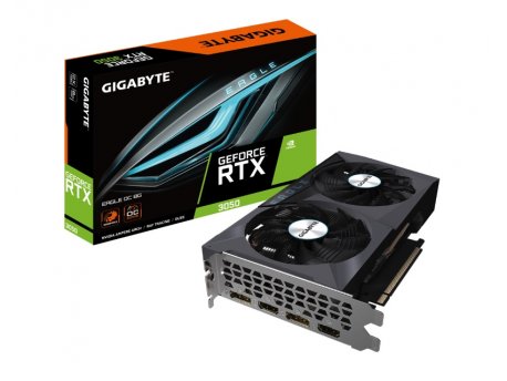 GIGABYTE NVidia GeForce RTX 3050 EAGLE 8GB 128bit GV-N3050EAGLE OC-8GD