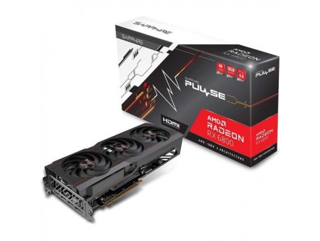 SAPPHIRE AMD Radeon RX 6800 OC 16GB 256bit PULSE RX 6800 OC 16GB (11305-02-20G)