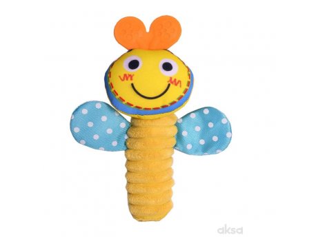 BIBA TOYS Zvečka - šareni leptirić