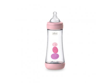 CHICCO P5 flašica roze 4m+, 300ml