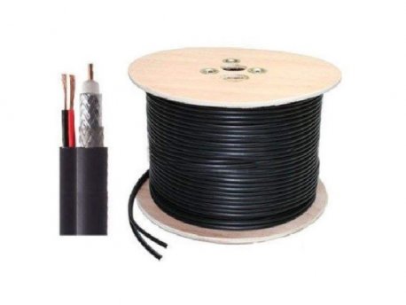 OSTALI NXT RG59+2x0.75NX Koaksialni kabl sa napojnim kablom outdoor black 305m
