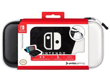 PDP Nintendo Switch Deluxe Travel Case - Black & White