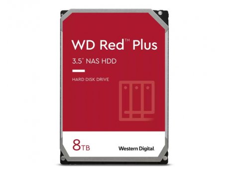 WESTERN DIGITAL 8TB Red Plus NAS 3.5 SATA III 128MB WD80EFZZ