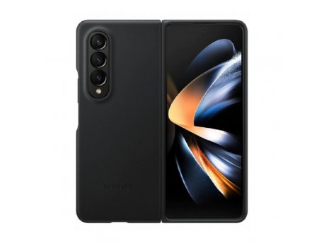 SAMSUNG KOŽNA FUTROLA Z FOLD 4 CRNA