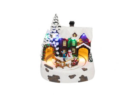 HOME Svetleća LED diorama snežna koliba