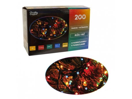 ED Riža 200 multikolor, 8 funkcija