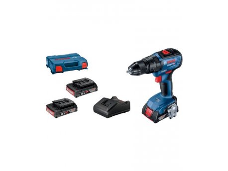 BOSCH Akumulatorska vibraciona bušilica - odvrtač GSB 18V-50, 18V, 3x2,0Ah, 06019H5121