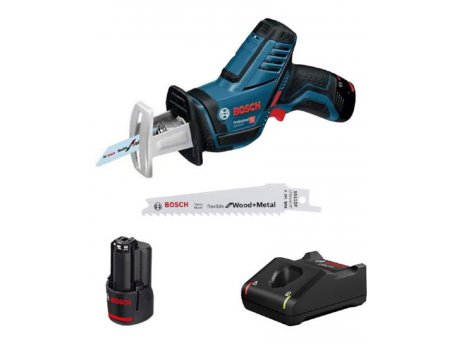 BOSCH Akumulatorska univerzalna testera-recipro GSA 12V-14, 12V 2,0 Ah + GAL 12V-40, 0615990M3Z