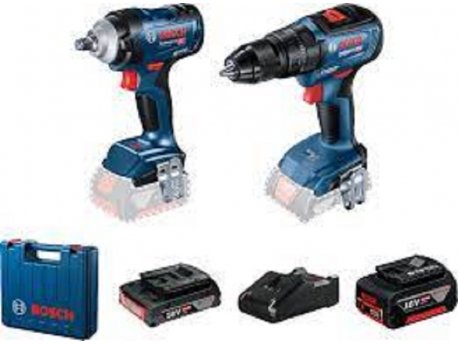 BOSCH Set akumulatorskih alata Bosch GDS 18V-400 + GSB 18V-50 + 1x2,0 Ah + 1x5,0 Ah + kofer (06019K0003)