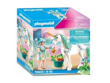 PLAYMOBIL Fairies Vila hrani jednoroga