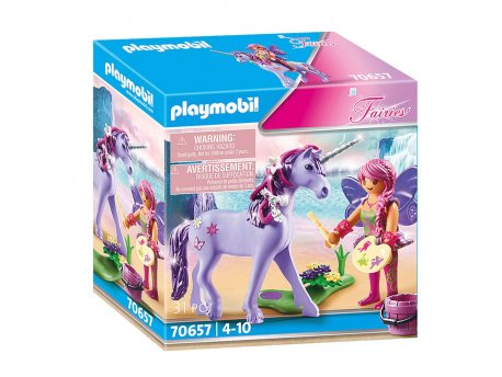 PLAYMOBIL Fairies Vila ukrašava jednoroga