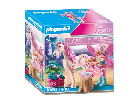 PLAYMOBIL Fairies Vila neguje jednoroga