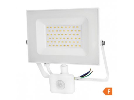 COMMEL LED Reflektor Senzor 50W 4000K, 4250lm 30kh, Beli C307-159