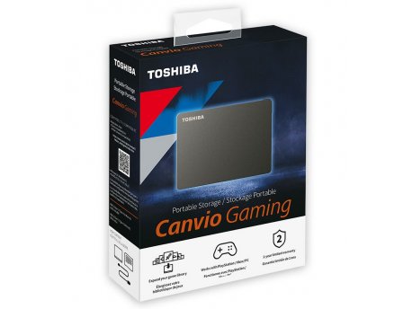 TOSHIBA Canvio Gaming 2TB crni eksterni hard disk HDTX120EK3AAU