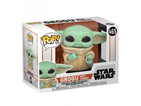 FUNKO Star Wars Mandalorian POP! Vinyl - The Child (Grogu) w/Cookie