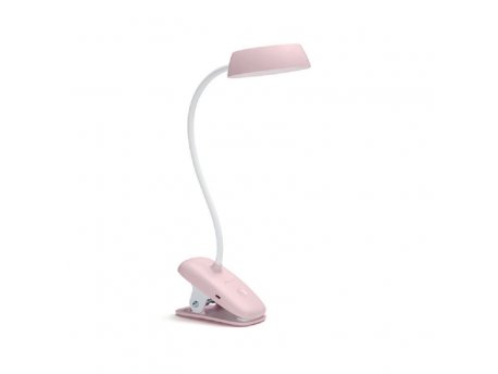 PHILIPS Stona lampa Donutclip DSK201 PT 3W 4000K roze USB 02 PH080