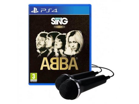 RAVENSCOURT PS4 Let's Sing: ABBA - Double Mic Bundle