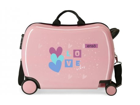 ENSO ABS Kofer za decu Powder pink