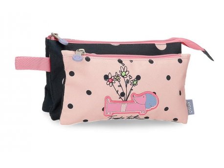 ENSO Pernica sa 3 pregrade Powder pink