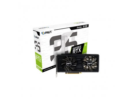 PALIT NVidia GeForce RTX 3050 Dual 8GB GDDR6 128-bit - NE63050019P1-190AD