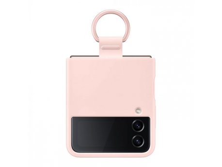 SAMSUNG Silikonska Maska Za Flip 4 + Prsten, Pink