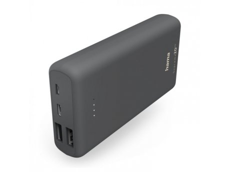 HAMA ''Supreme 20HD'' Power Pack, 20000mAh, Tip C 1 X USB-C, 2 X USB-A