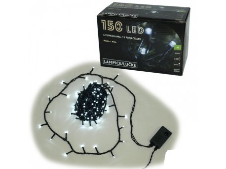 ED 150 LED Lampica, bele, 8 funkcija