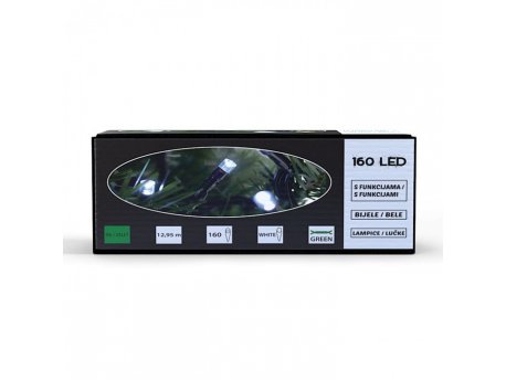 ED 160L LED Lampica, bele, 8 funkcija