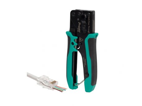 SOMOGYI ELEKTRONIC Krimp klešta za prolazne RJ45 utikače CP-342
