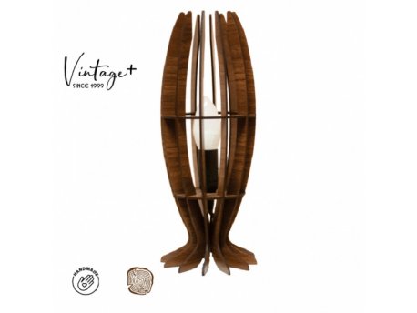 Vintage SERGIO S140 STONA LAMPA 1*E14 (O 140 mm, h-330 mm) - SKU02506