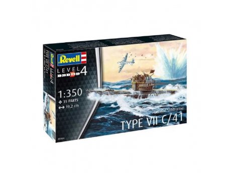 REVELL Maketa GERMAN SUBMARINE TYPE VII C/41