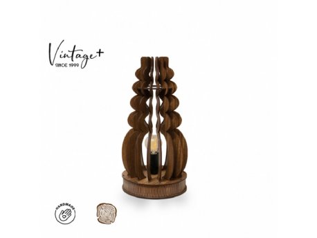 Vintage FABRIZIO S180 STONA LAMPA 1*E14 (O 180 mm, h-350 mm) - SKU01302
