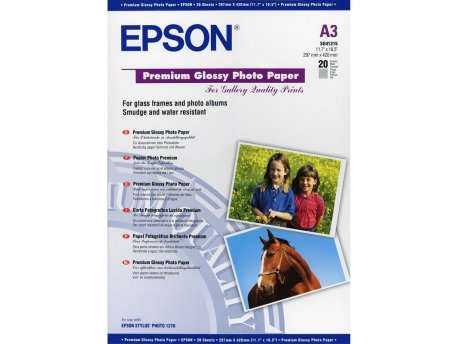 EPSON S041315 A3 (20 listova) Premium glossy foto papir