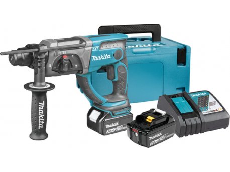 MAKITA DHR202RFJ Akumulatorska bušilica-čekić, 2x3.0Ah