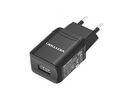 Vention Punjač sa jednim izlazom 10.5W, 2.1A, crni (DC5203-B)