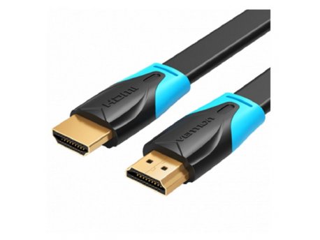 Vention Flat HDMI kabl, 1.5m, Crni (VAA-B02-L150)
