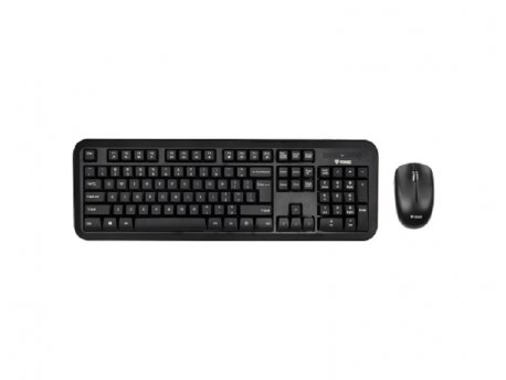 YENKEE YKM 2006CS, bežični set, tastatura + miš, crni