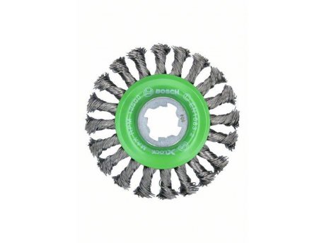 BOSCH X-LOCK točak od pletene žice, 115 nerđajući čelik 2608620733, 115 mm, 0,5 mm, X-LOCK