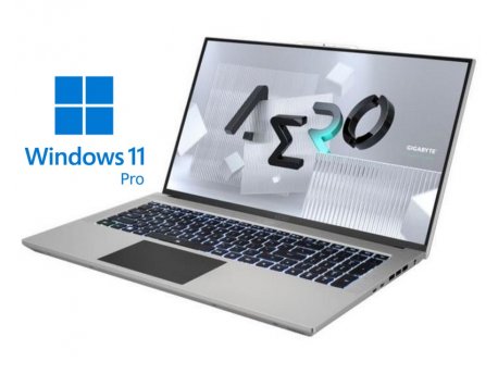 GIGABYTE AERO 17 XE5 (4K IPS 120Hz, i7-12700H, 16GB, 2x1TB SSD, RTX 3070 TI 8GB, Win 11 Pro, sivi)