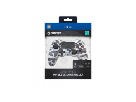 NACON PS4 Asymmetric Wireless Controller, Grey Camo