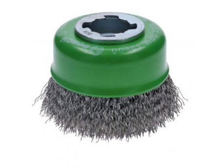 BOSCH X-LOCK talasasta lončasta četka 75mm nerđajući čelik 2608620728