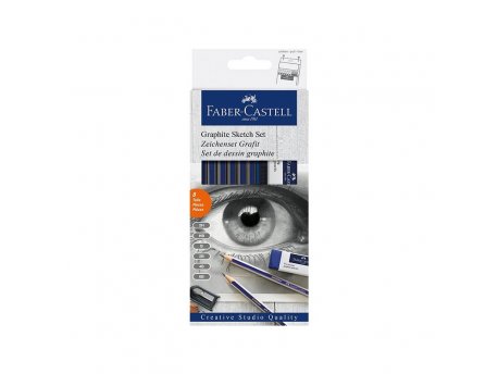 FABER-CASTELL Grafitne olovke set za skiciranje 1/6