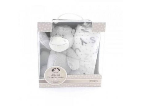 N/A Sweet dreams baby set sivi hippo