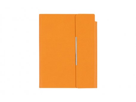 VELVET Notes sa magnetnim preklopom B6 Narandžasta