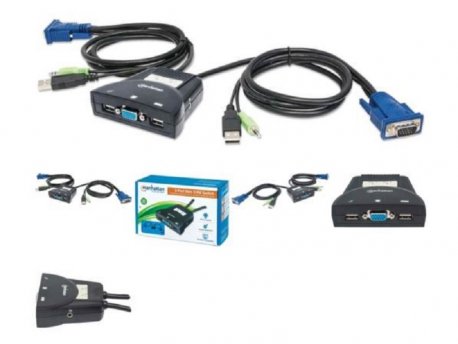 MANHATTAN Switch KVM 2xUSB