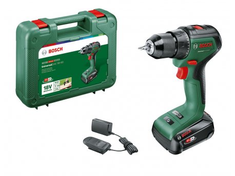 BOSCH Akumulatorska bušilica - odvrtač UniversalDrill 18V-60; 1x2,0 Ah 06039D7001
