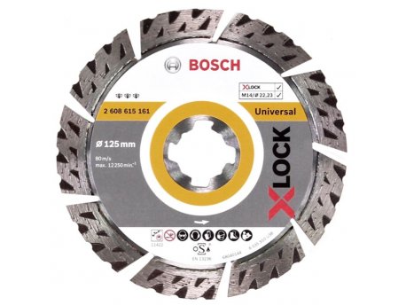 BOSCH X-LOCK Best for Universal 125x22,23x2,2x12 - 2608615161