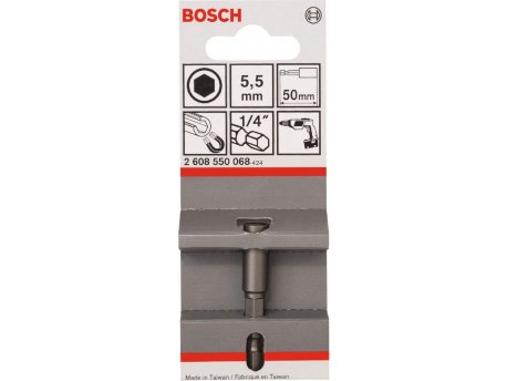 BOSCH Nasadni ključevi 50 x 5,5 mm, M 3 - 2608550068