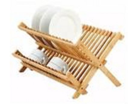 KINGHOFF Kh1631 stalak za posuđe od bambusa 40 x 33 x 24 cm